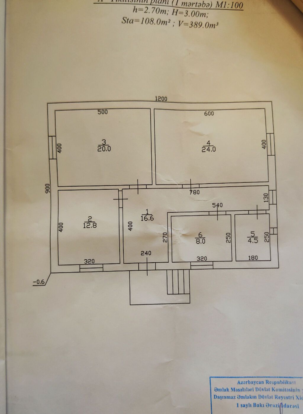 Binə 3 otaqlı, 108 kv. m, Yeni təmirli