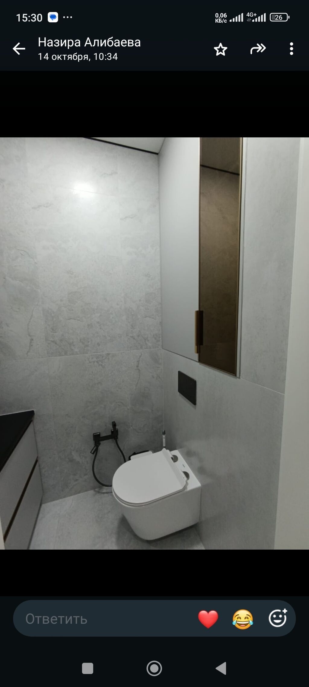 Сдается 2-х комнатная квартира в Джале 62.5 кв м 7/14 этаж . Ремонт: фото 5