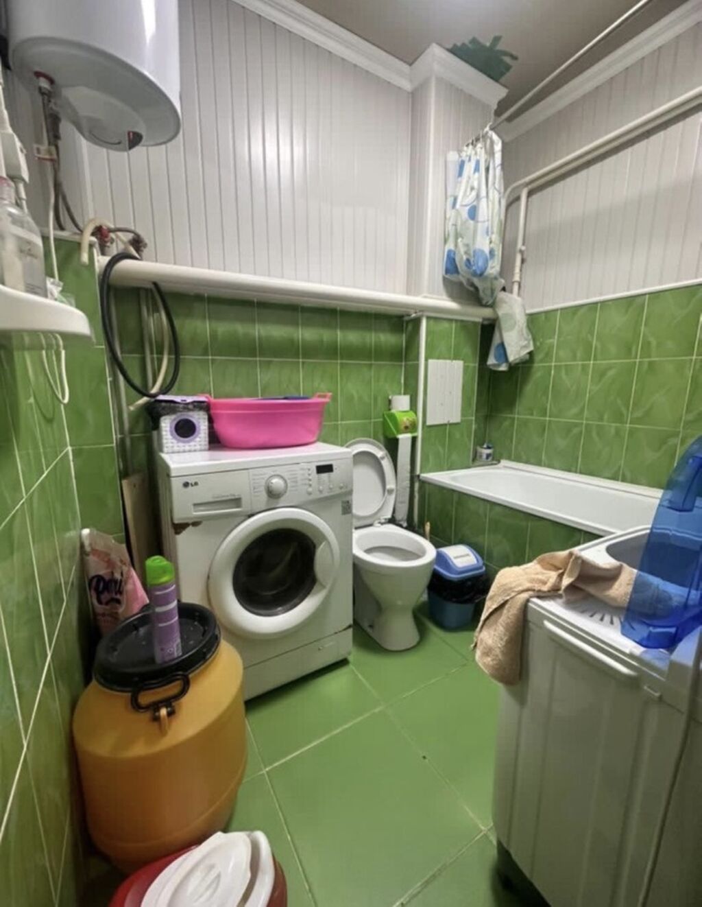 1 комната, 38 м², Ошский мкр., Индивидуалка, 1 этаж, Косметический ремонт: фото 3