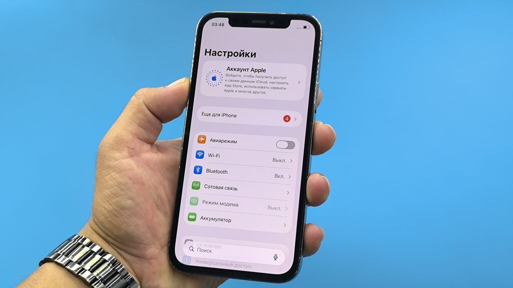 IPhone 12 Pro, Б/у, 128 ГБ, Серебристый, Чехол, 100 %: фото 6