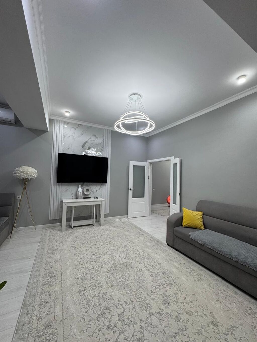 3 комнаты, 90 м², Асанбай мкр Элитка, 6 этаж, Евроремонт: фото 3