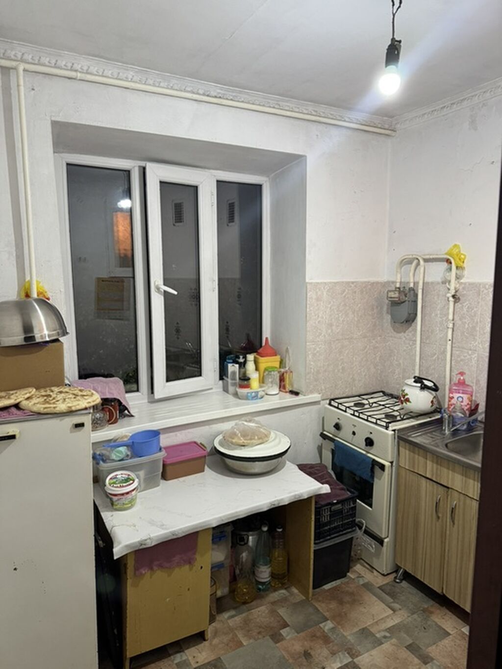 2 комнаты, 45 м², Кудайберген авторынок 105 серия, 3 этаж, Косметический ремонт: фото 4