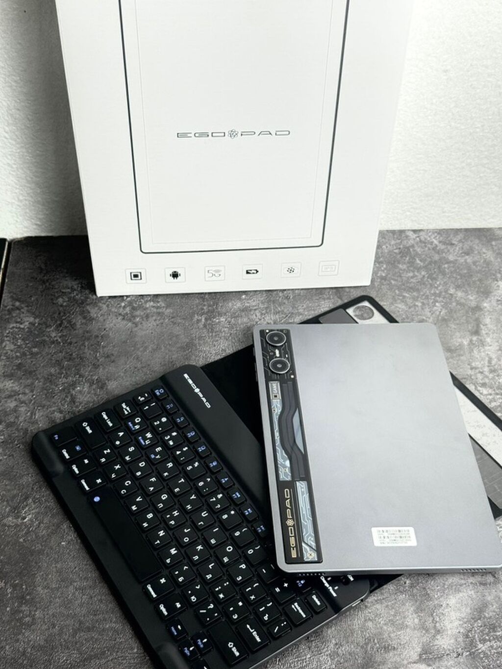 Планшет, Ego Pad, память 256 ГБ, 10" - 11", 5G, Новый, Классический цвет - Серый: фото 4