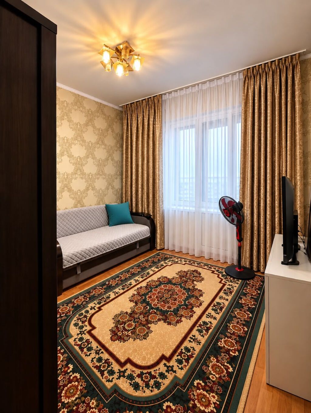 2 комнаты, 48 м², Восток-5 мкр 105 серия, 5 этаж, Евроремонт: фото 3