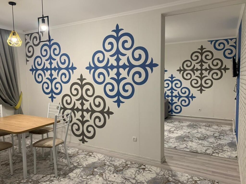 1 комната, 41 м², Аламединский рынок / базар 2 этаж, Дизайнерский ремонт: фото 1