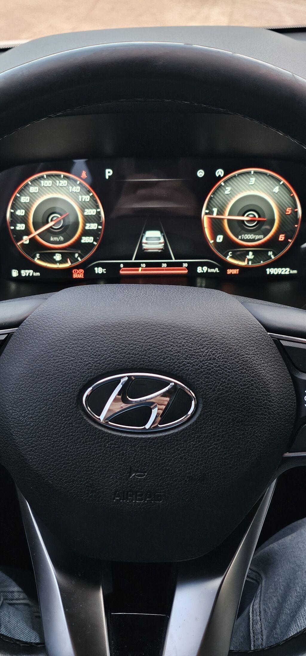 Hyundai Santa Fe: 2020 г., 2.2 л, Автомат, Дизель, Кроссовер: фото 7
