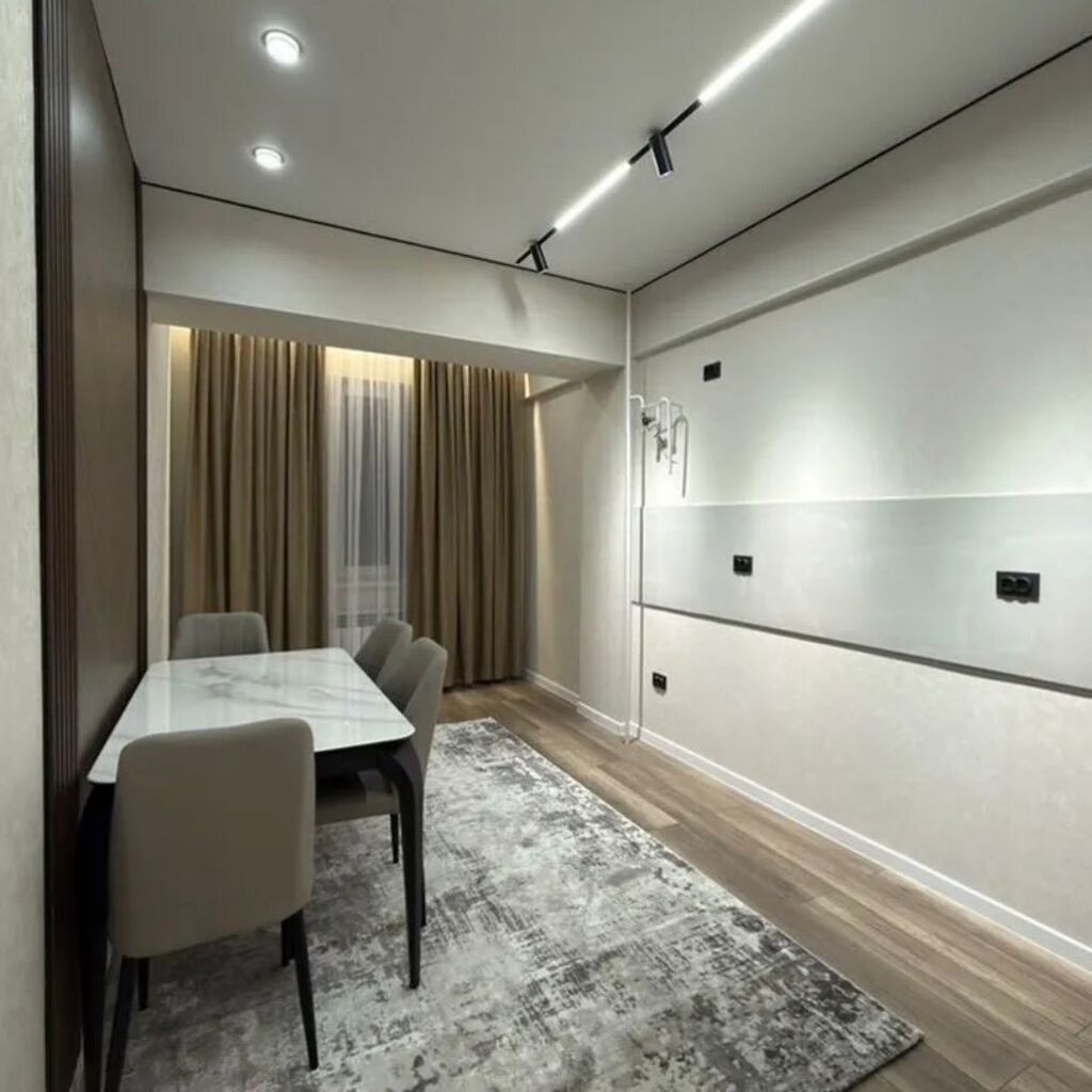 1 комната, 43 м², Пишпек Элитка, 10 этаж, Дизайнерский ремонт: фото 4