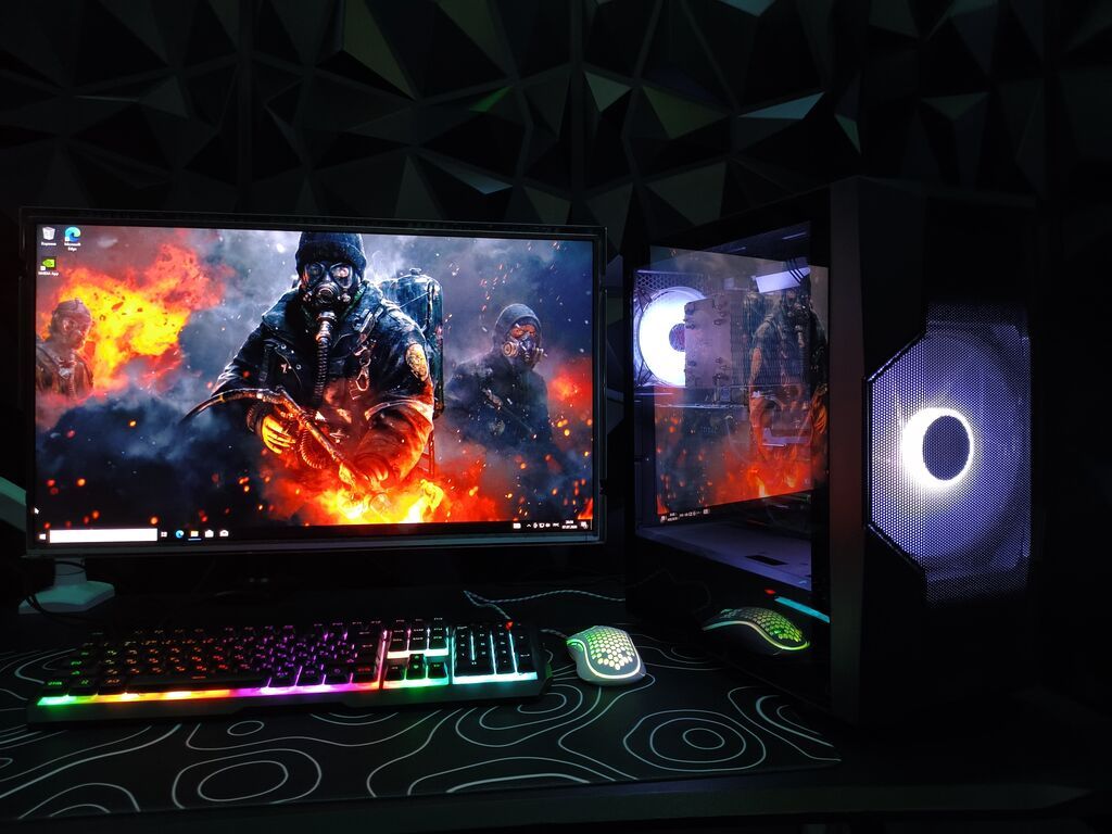 Компьютер, ядер - 8, ОЗУ 32 ГБ, Для работы, учебы, Б/у, Intel Xeon, NVIDIA GeForce GTX 1070, NVMe: фото 1