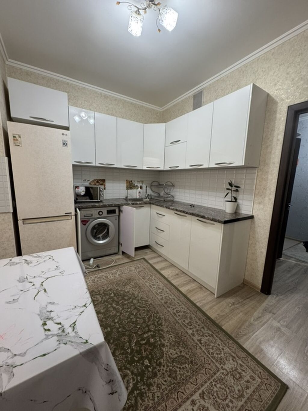 2 комнаты, 68 м², Кок-Жар ж/м 106 серия улучшенная, 4 этаж, Евроремонт: фото 6