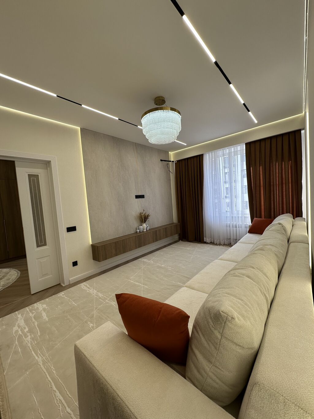 2 комнаты, 69 м², Элитка, 11 этаж, Дизайнерский ремонт: фото 3