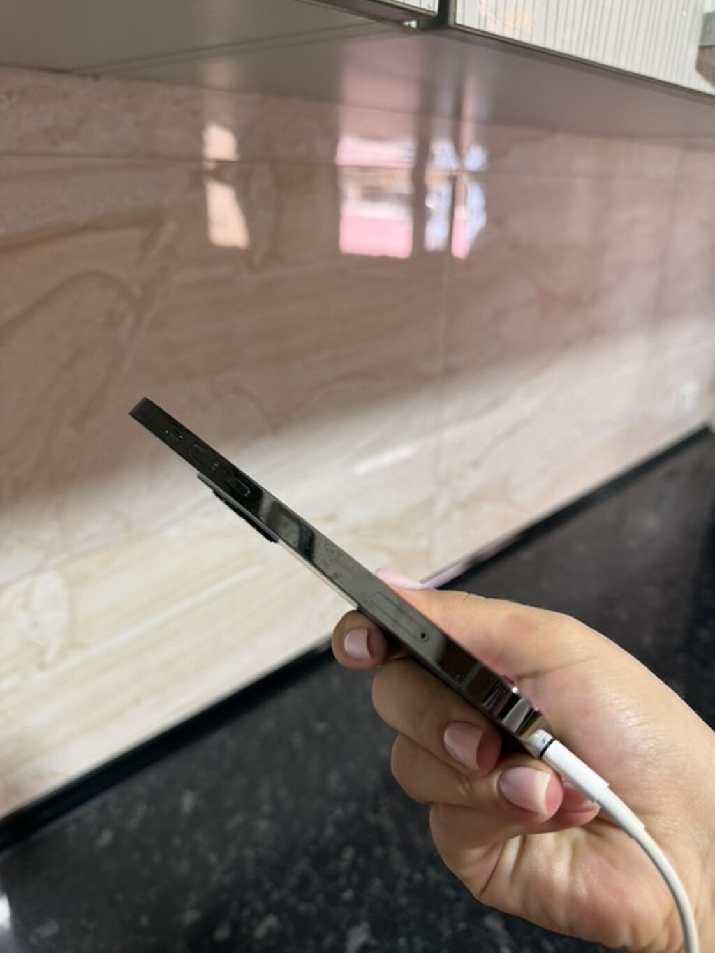 IPhone 12 Pro, Б/у, 256 ГБ, Графит, Зарядное устройство, 76 %: фото 4