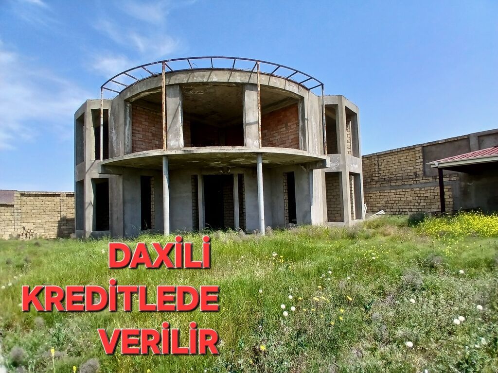 8 otaq, 250 kv. m, Kredit var, Təmirsiz