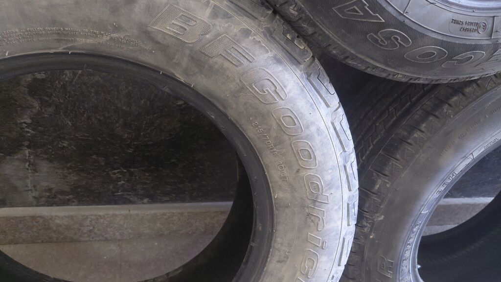 Шины 215 / 70 / R 16, Лето, Б/у, Комплект, Внедорожные (АТ/МТ), BFGoodrich: фото 4