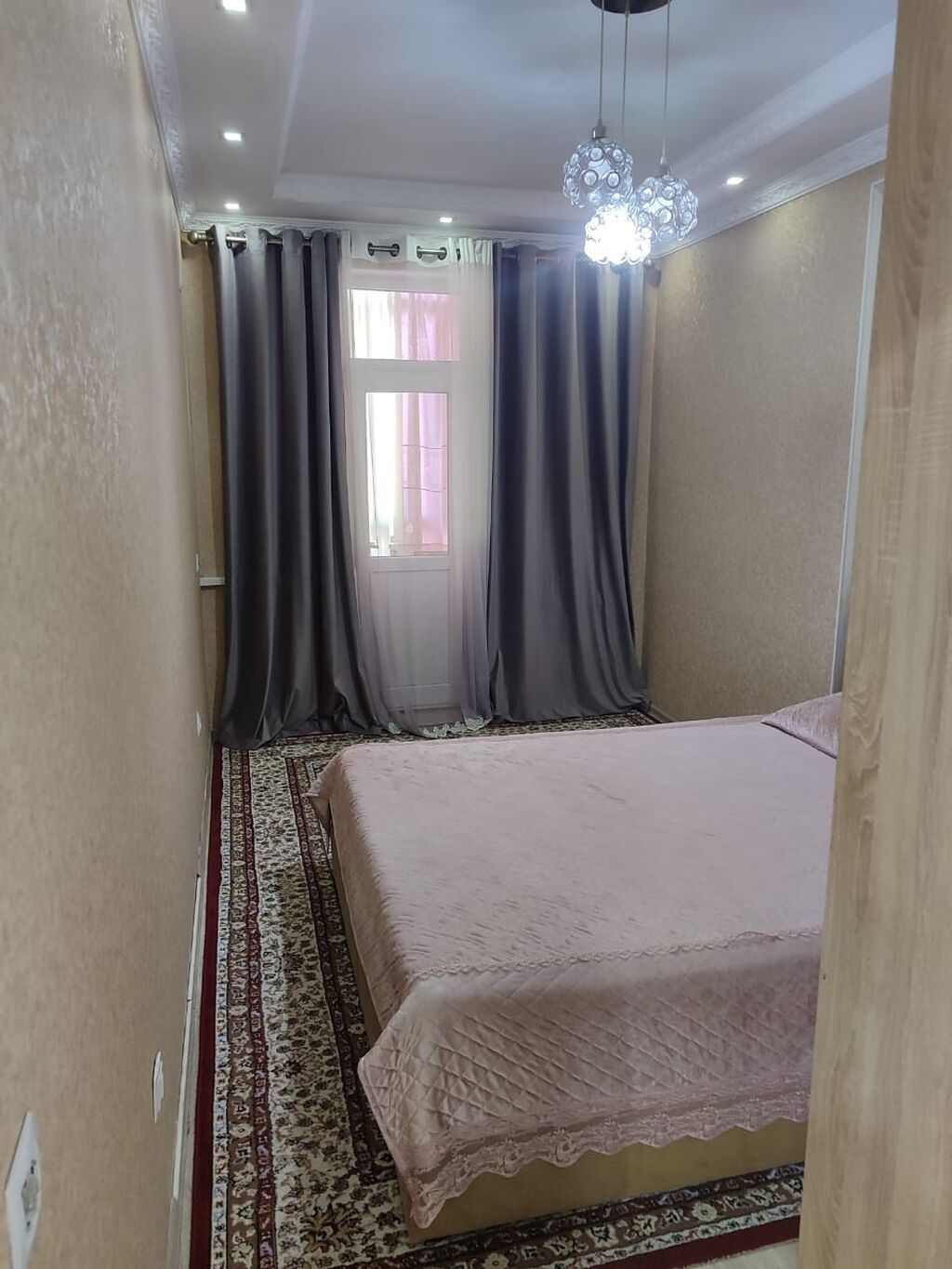 2 комнаты, 62 м², Тунгуч мкр Элитка, 4 этаж, Евроремонт: фото 3