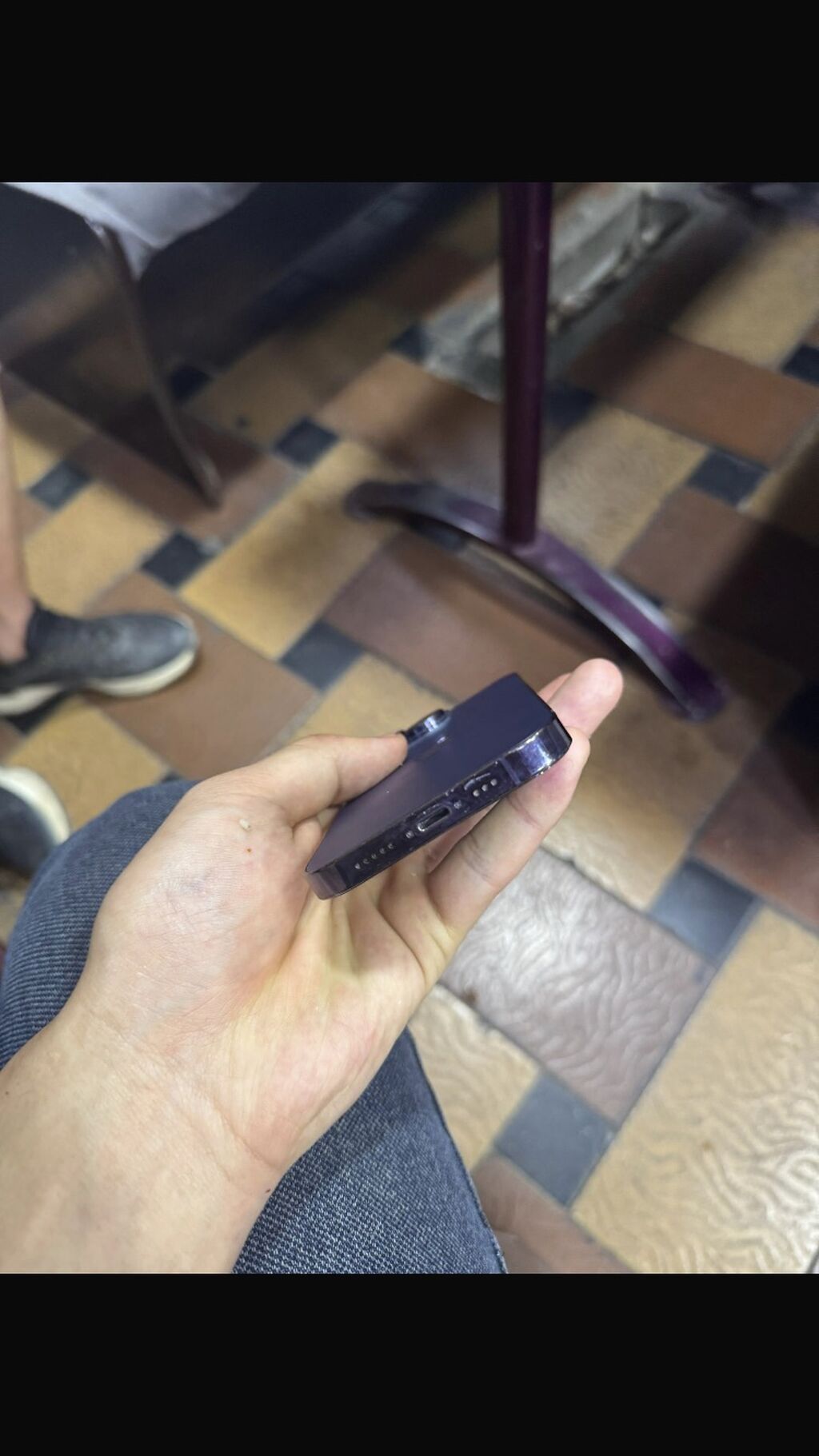 IPhone 14 Pro, Б/у, 256 ГБ, Blue Titanium, Зарядное устройство, Кабель, В рассрочку, 88 %: фото 5