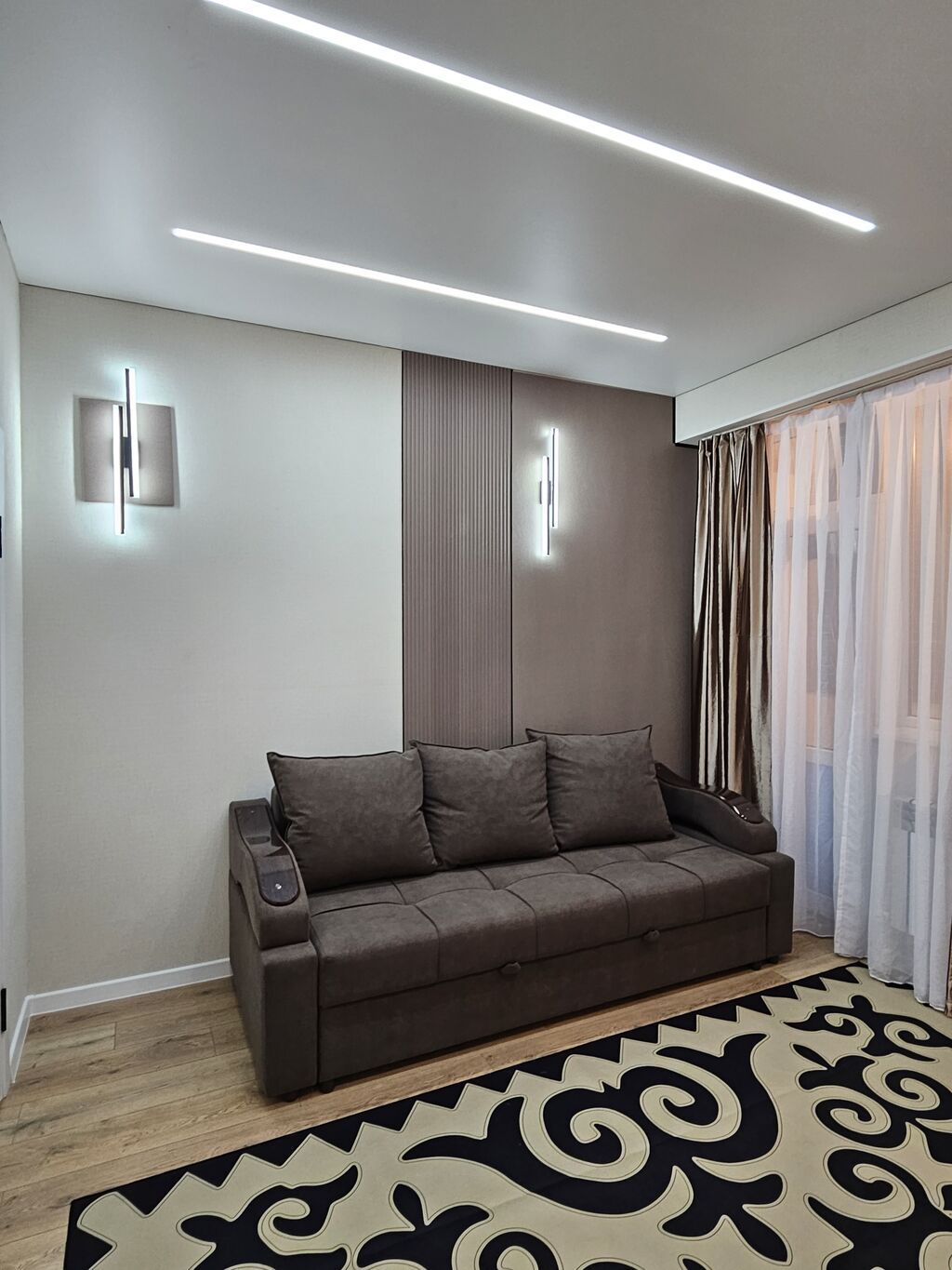 1 комната, 30 м², Таатан ТЦ 2 этаж, Дизайнерский ремонт: фото 2