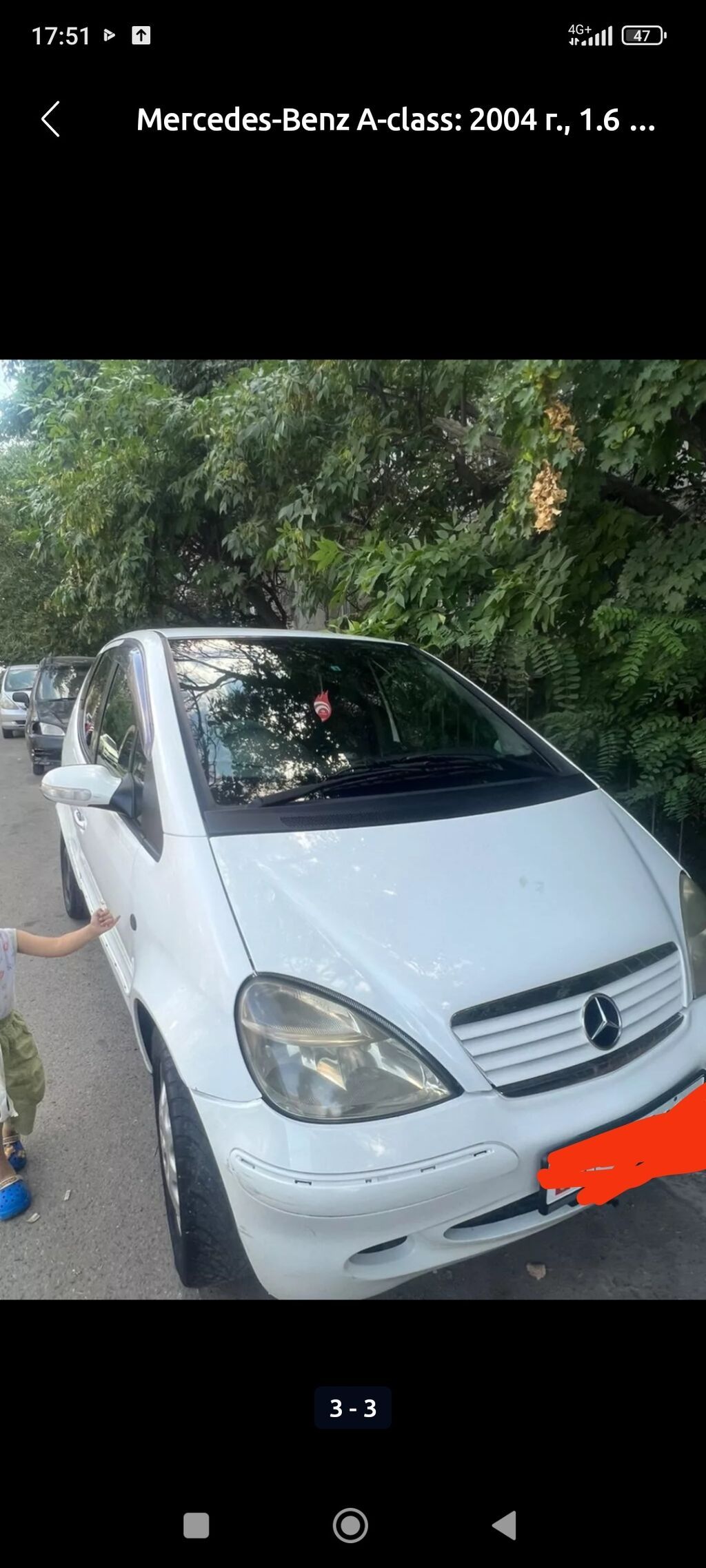 Mercedes-Benz A-Class: 2004 г., 1.6 л, Автомат, Бензин: фото 3