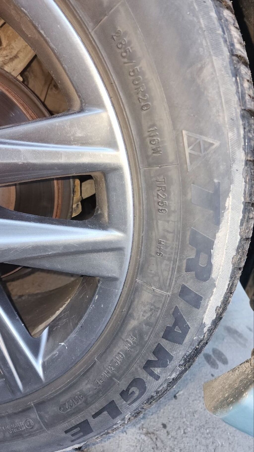 Колеса в сборе 285 / 50 / R 20, Лето, Б/у, Комплект, Внедорожные (АТ/МТ), Литые, отверстий - 5: фото 5