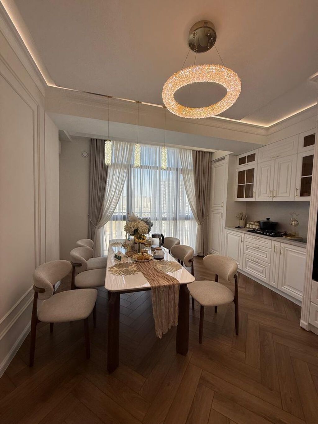 2 комнаты, 54 м², Ала-Арча ТРЦ Элитка, 11 этаж, Дизайнерский ремонт: фото 5