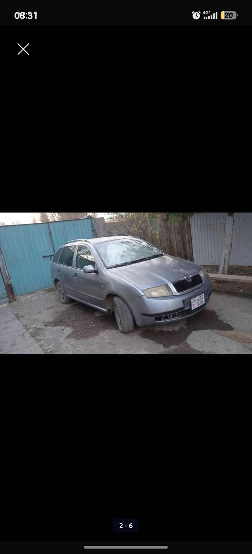 Skoda Fabia: 2002 г., 1.4 л, Механика, Бензин, Универсал: фото 3