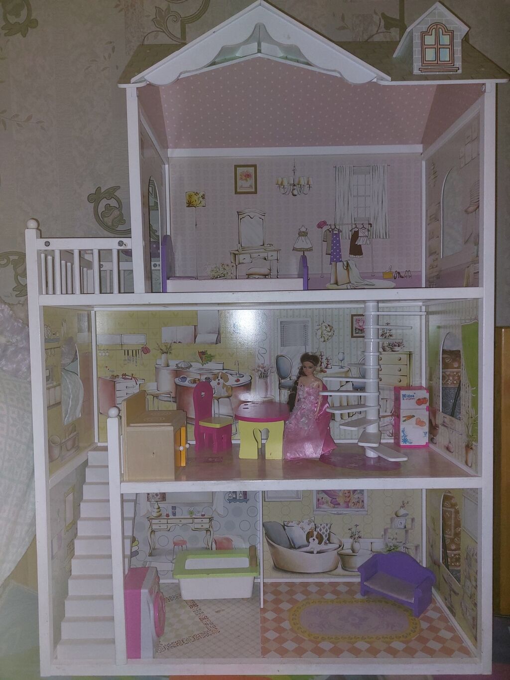 Кукольный домик «Monster High» с шарнирными куклами купить в интернет-магазине Miramida