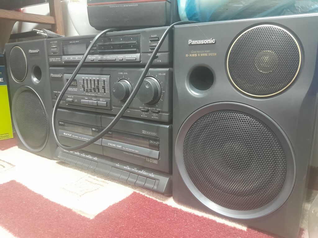 Портативная стереосистема Panasonic RX-CT980 с акустикой S-XBS: фото 1