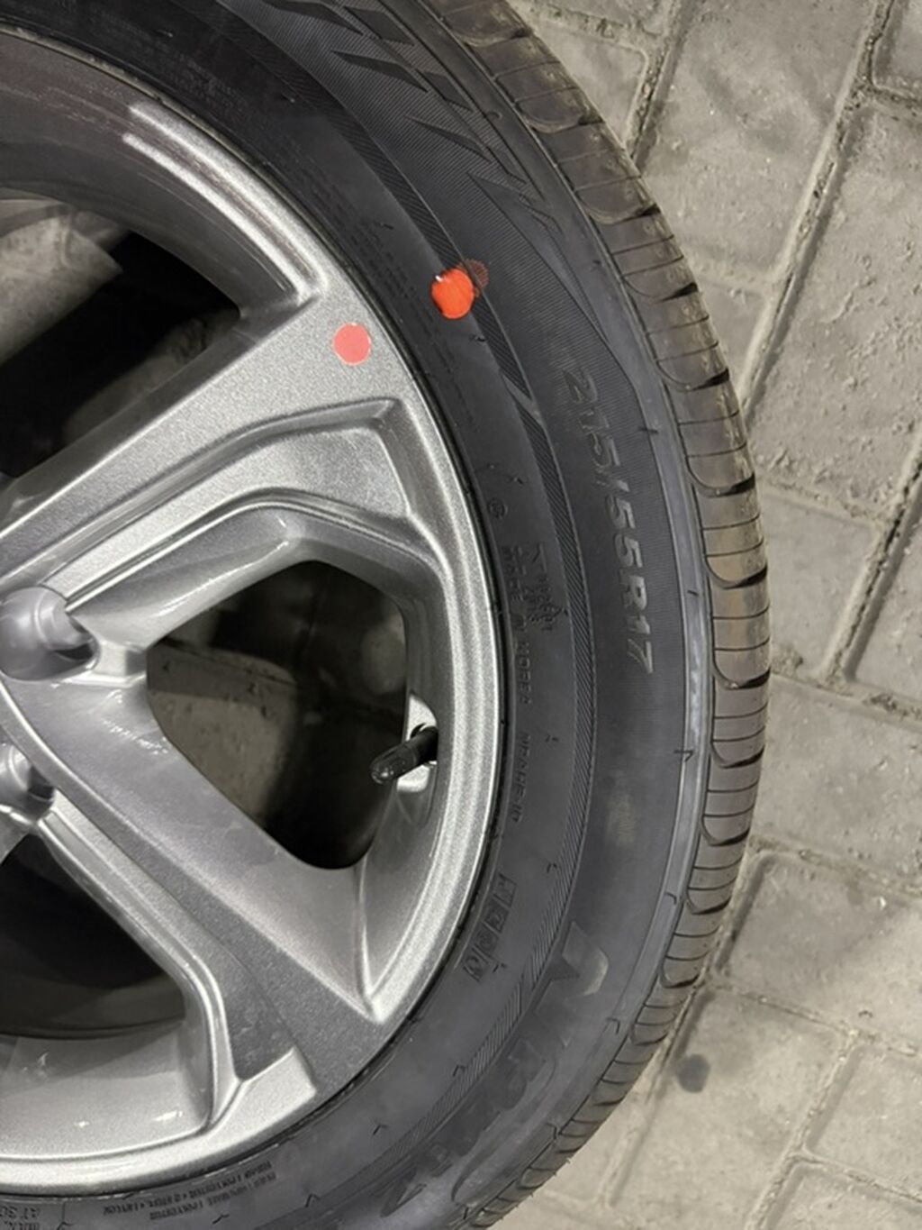 Колеса в сборе 215 / 55 / R 17, Всесезонная, Новый, 1 шт, Легковые, Литые, отверстий - 5: фото 4