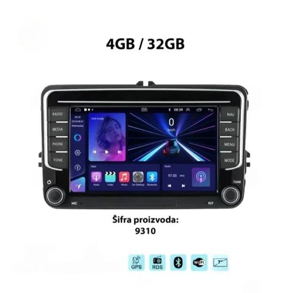 Audio oprema za auto: Android multimedija za automobil – Šifra proizvoda: 9310 Glavne