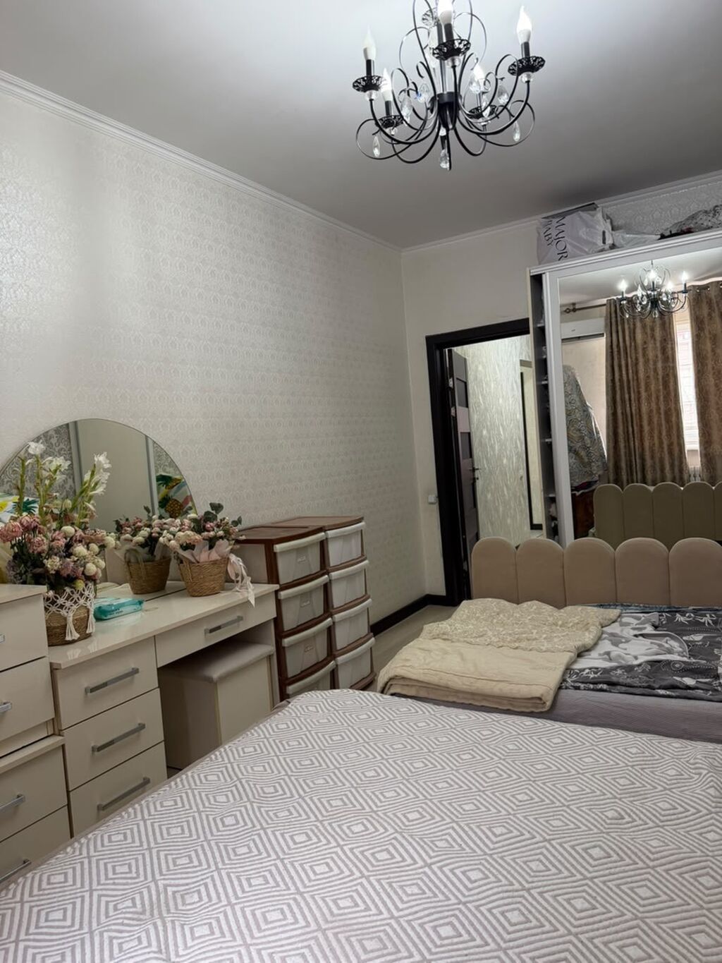 2 комнаты, 68 м², Тунгуч мкр Элитка, 4 этаж, Евроремонт: фото 4