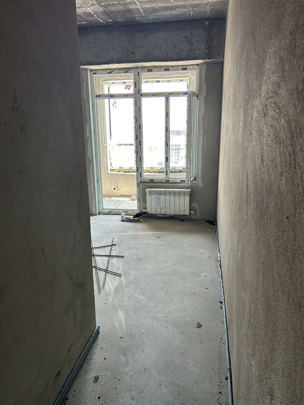 1 комната, 45 м², Азия Молл Элитка, 17 этаж, ПСО (под самоотделку): фото 5