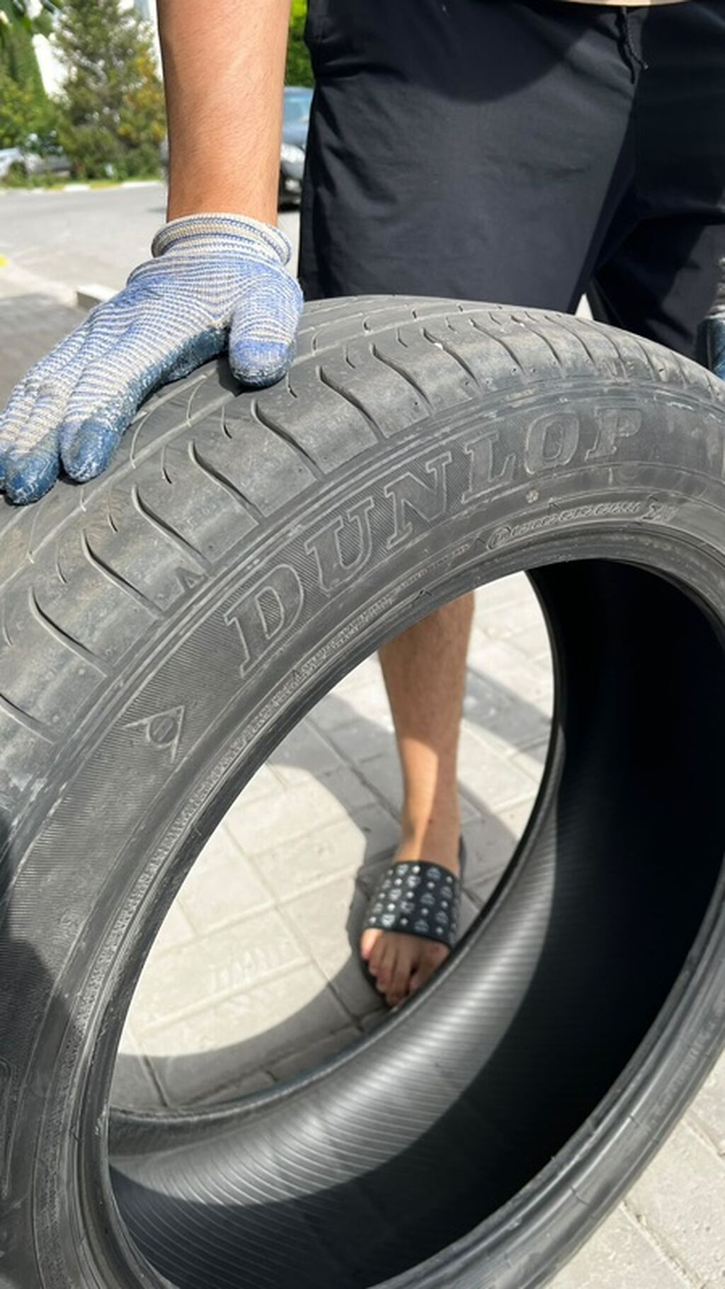 Шины 235 / 55 / R 20, Лето, Б/у, Комплект, Внедорожные (АТ/МТ), Dunlop: фото 2