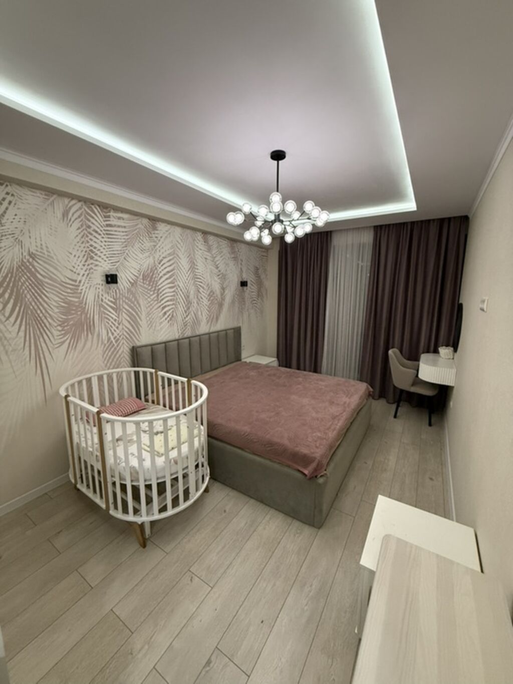 2 комнаты, 65 м², Тунгуч мкр 7 этаж, Евроремонт: фото 2