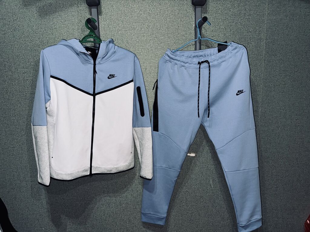 Мужской спортивный костюм Nike (толстовка на молнии + джоггеры) - — фото 2