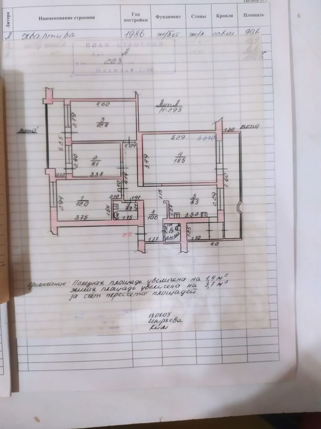 4 комнаты, 90 м², бульвар Эркиндик 2 этаж, Косметический ремонт: фото 6