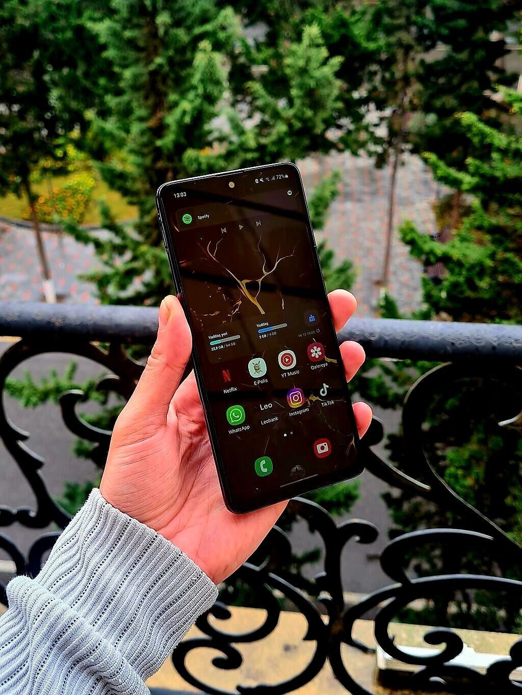 Samsung Galaxy A51, 128 GB, rəng - Qara, Zəmanət, Sensor, İki sim kartlı