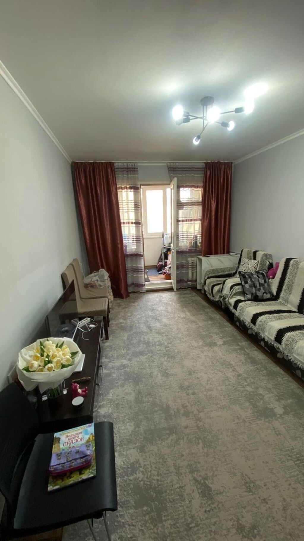 3 комнаты, 58 м², 5 мкр 104 серия, 3 этаж, Косметический ремонт: фото 2