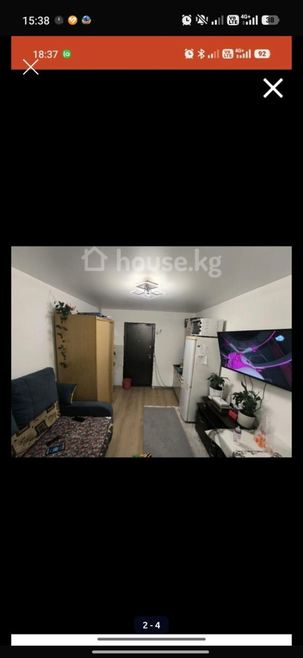 1 комната, 16 м², Космос Гостиничный тип, 2 этаж: фото 4