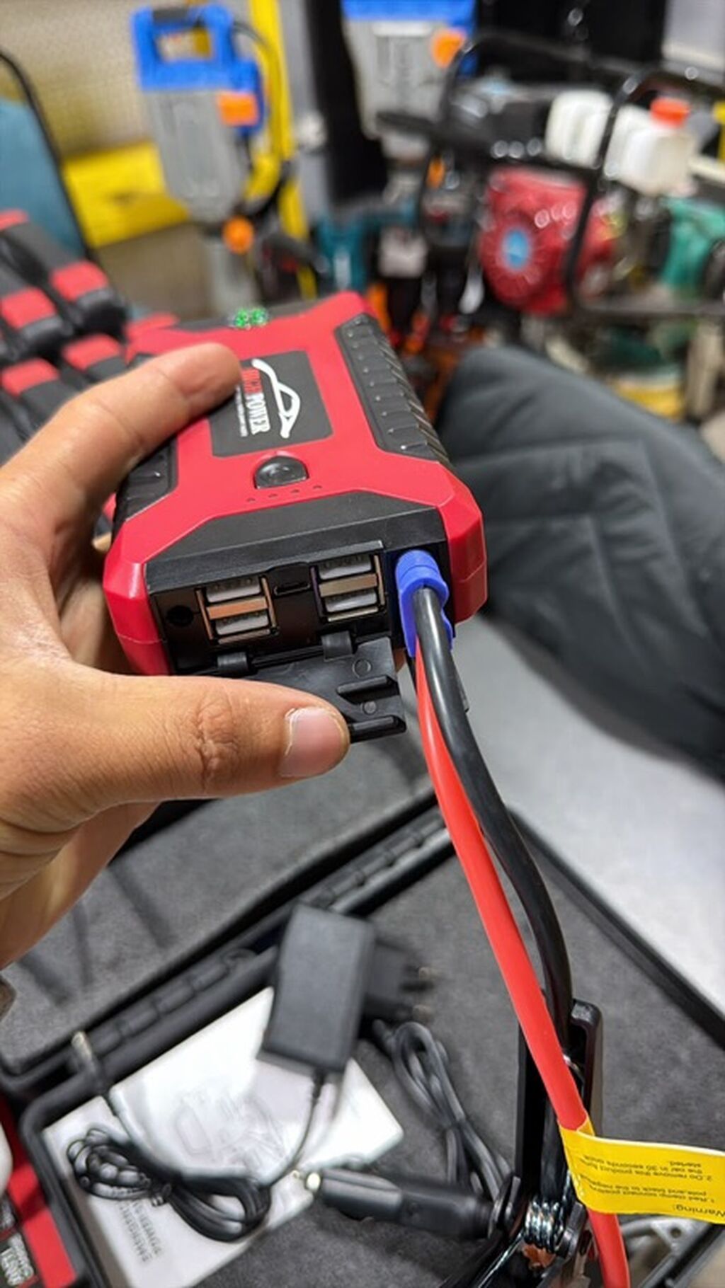 Пусковое устройство HIGH-POWER (многофункциональный Jump Starter +: фото 4
