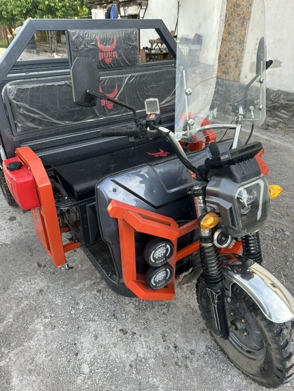 Грузовой трёхколёсный мотоцикл (трицикл) BUKA Motors с: фото 3