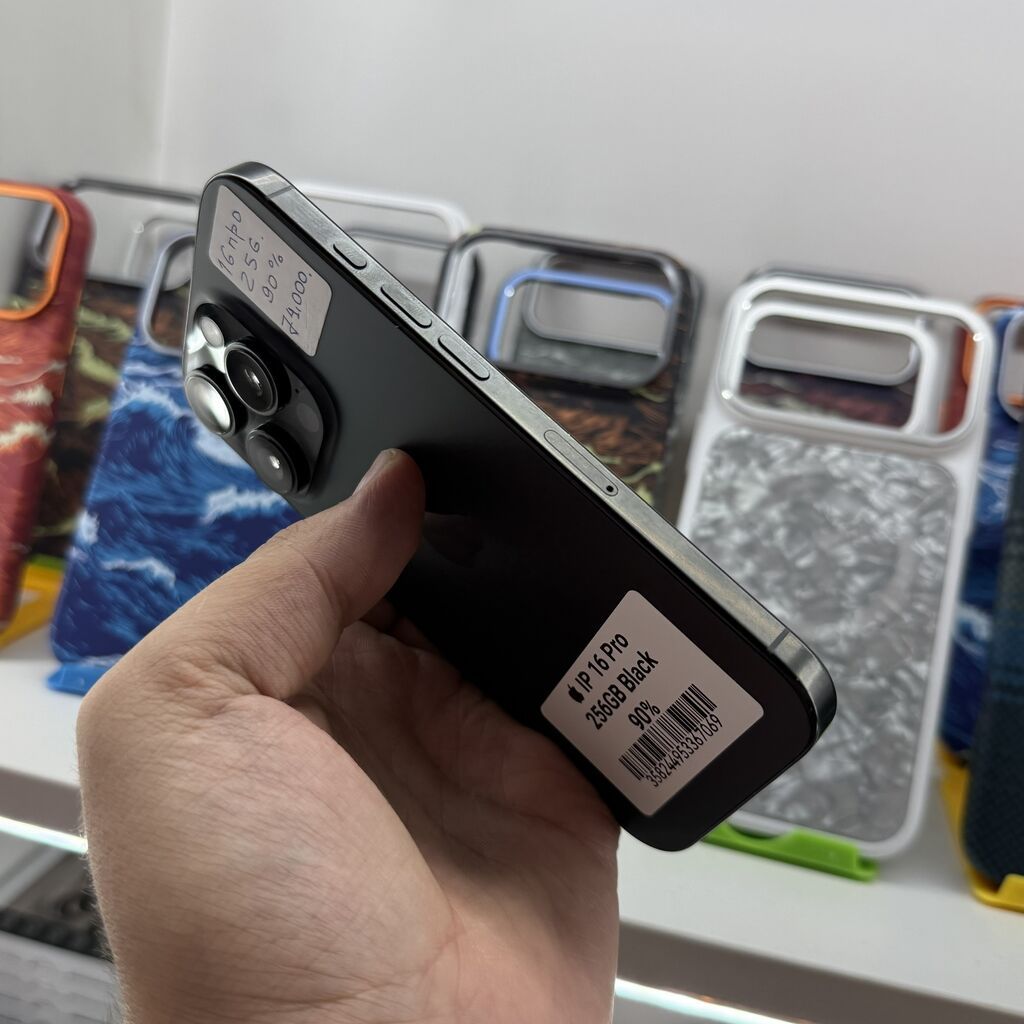 IPhone 16 Pro, Б/у, 256 ГБ, Black Titanium, 90 %: фото 3