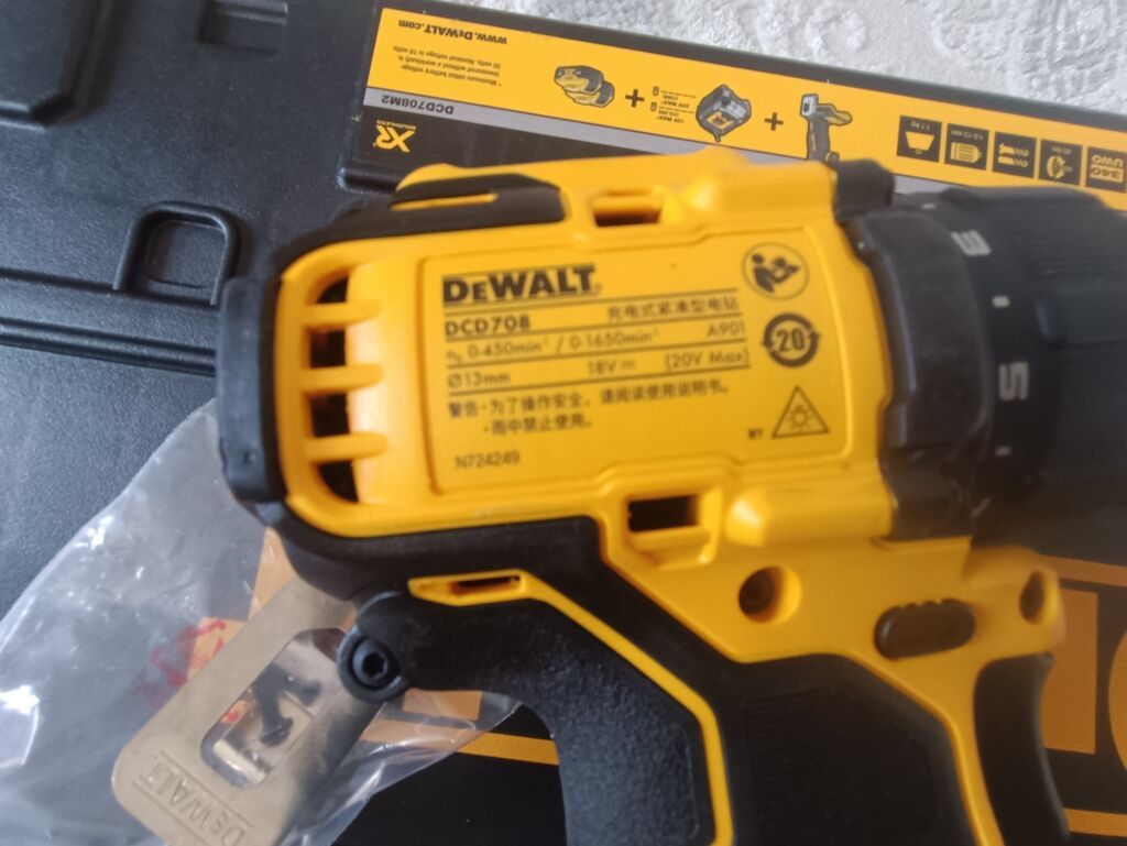 Dewalt dcd708 .акумуляторный дрель шуруповерт dcd708. азиат china — фото 3
