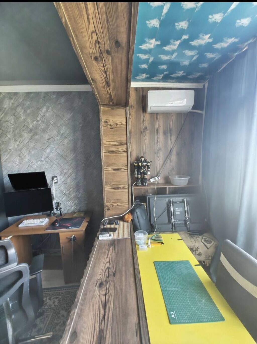 2 комнаты, 46 м², Аламедин-1 мкр 105 серия, 5 этаж, Свежий ремонт: фото 6