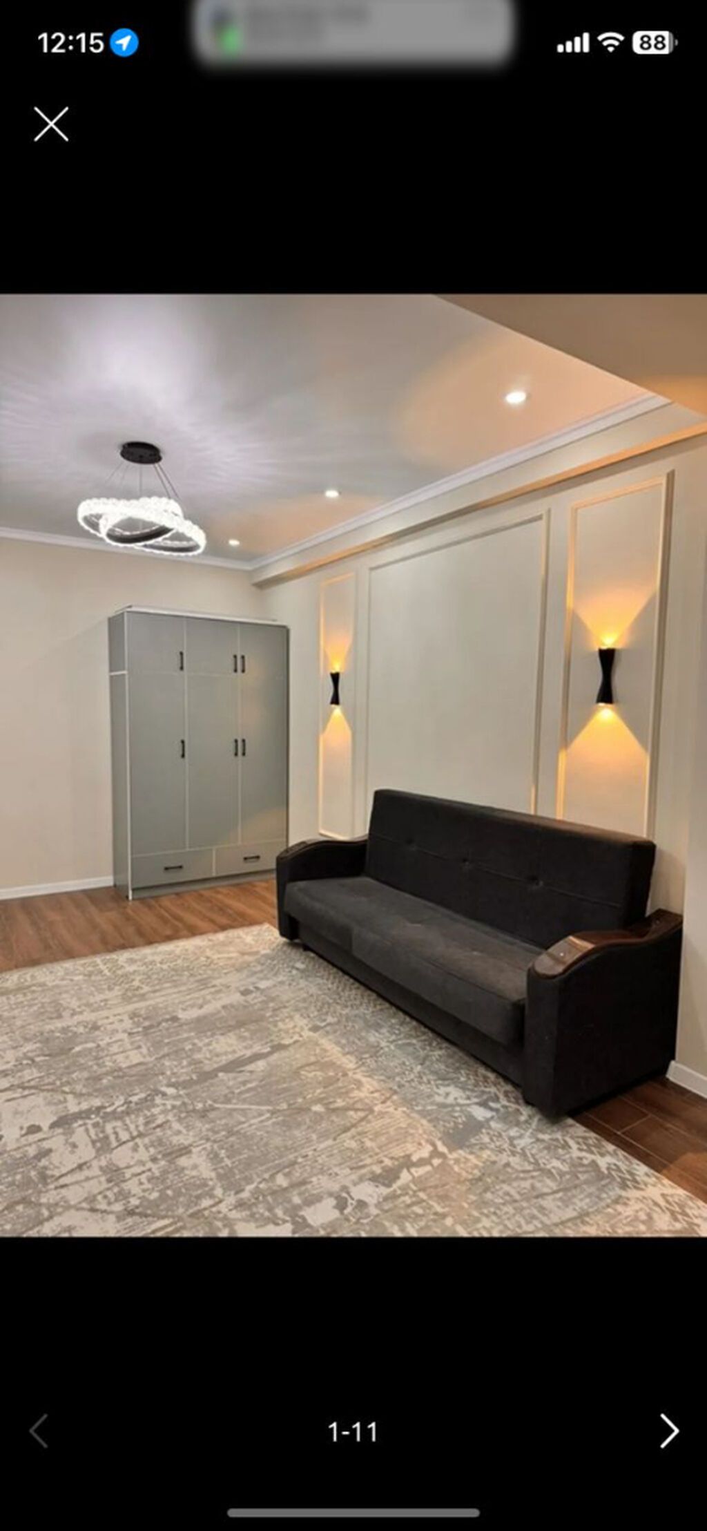 1-комн. квартира, 36 м², ЖК Береке, 7/9 этаж: фото 2