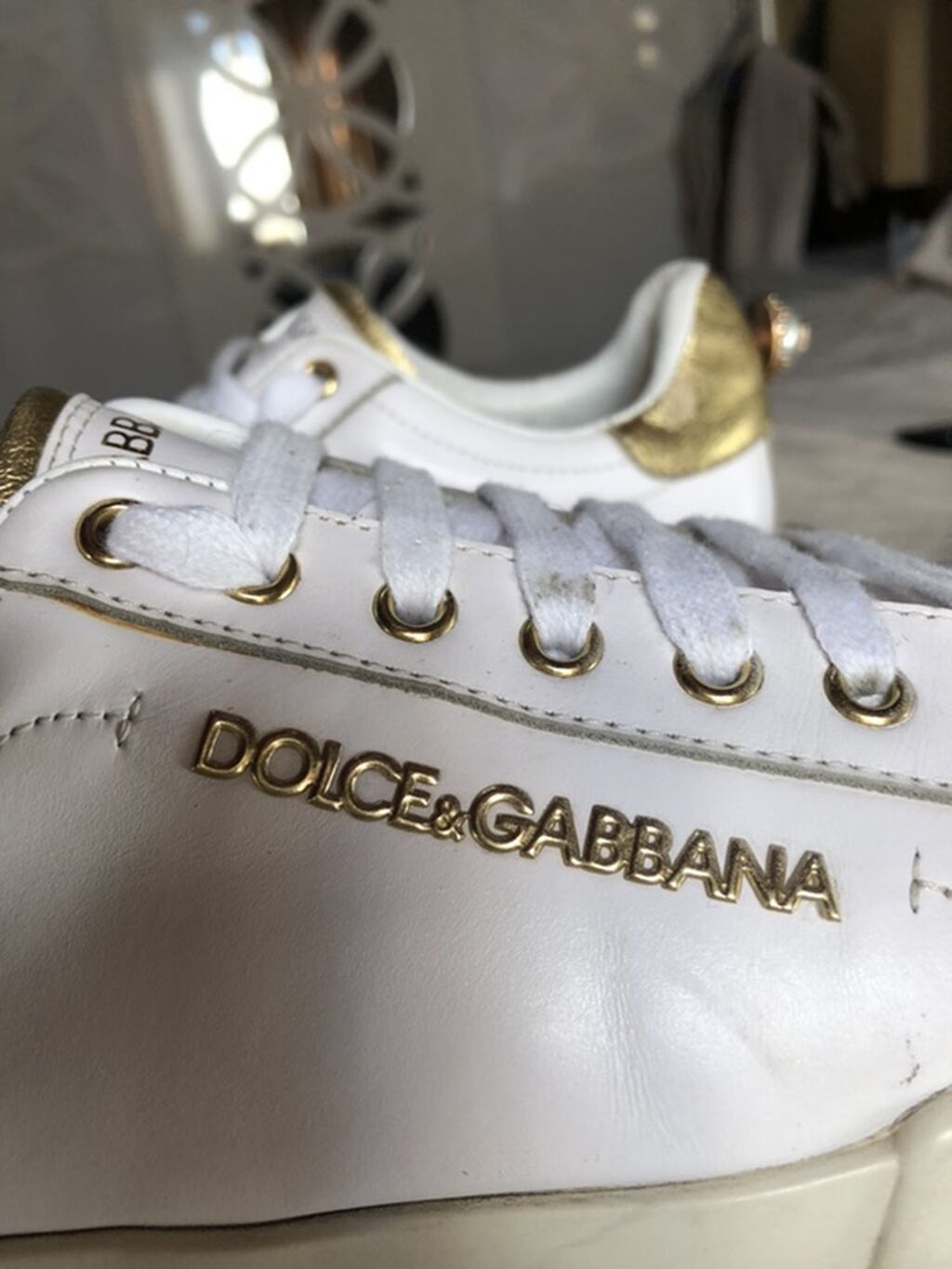 Кроссовки Dolce & Gabbana Portofino Размер 38, из Европы - Цвет: фото 5