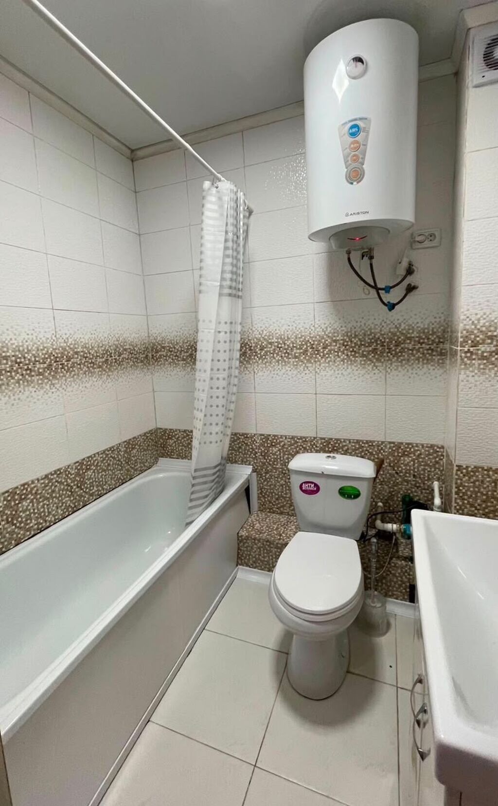 1 комната, 50 м², Кызыл Аскер 5 этаж, Косметический ремонт: фото 5