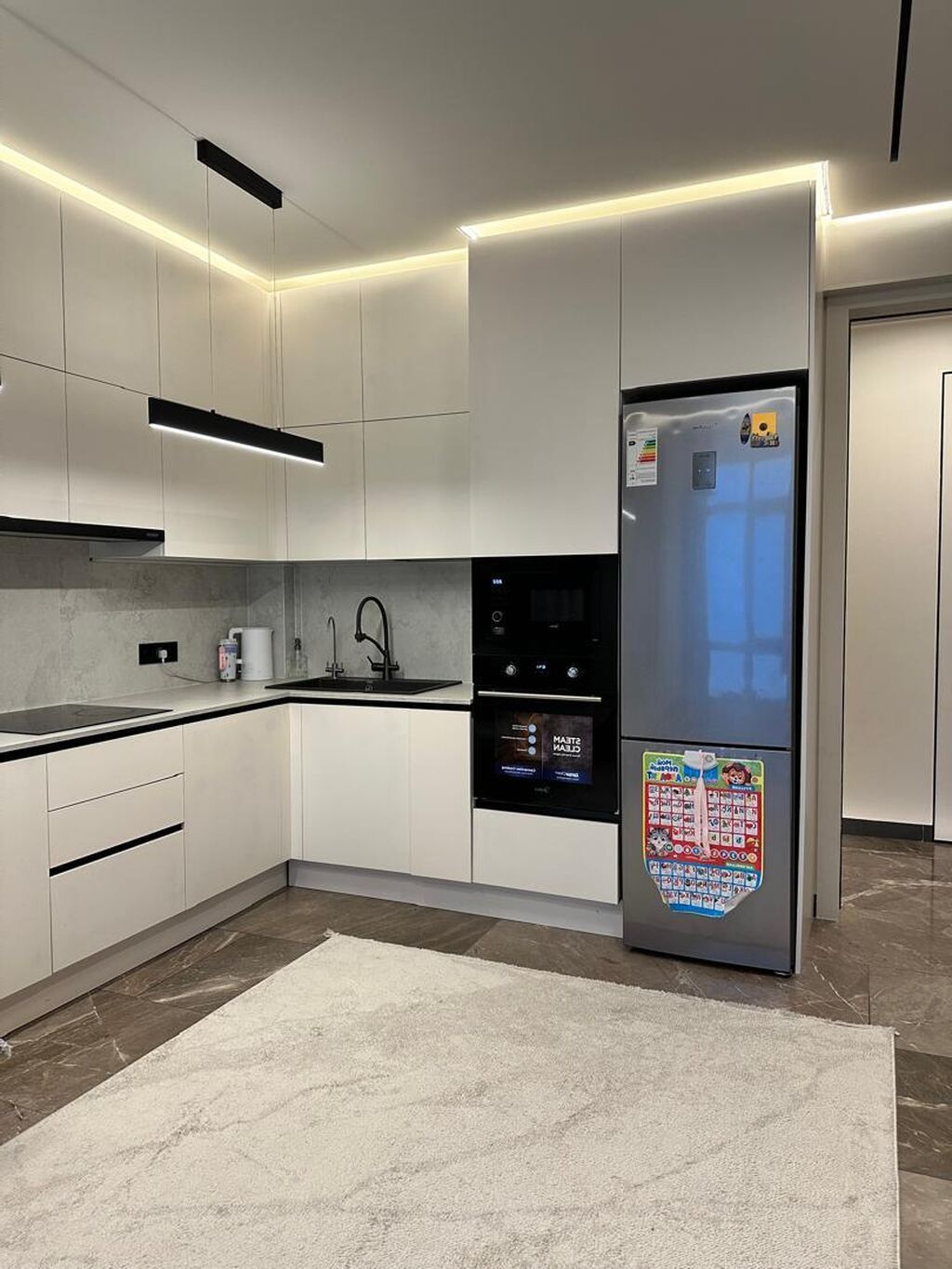 3 комнаты, 67 м², Южная Магистраль Элитка, 12 этаж, Дизайнерский ремонт: фото 7