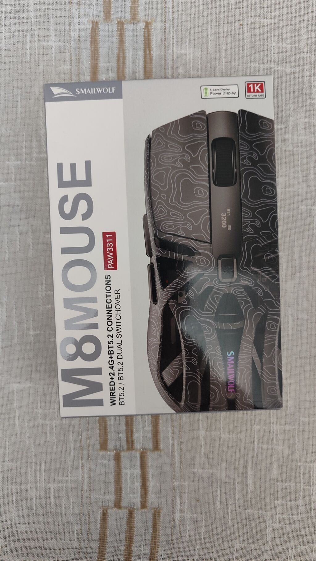 Игровая мышь SMAILWOLF M8 (модель PAW3311) - Подключение: проводное: фото 2