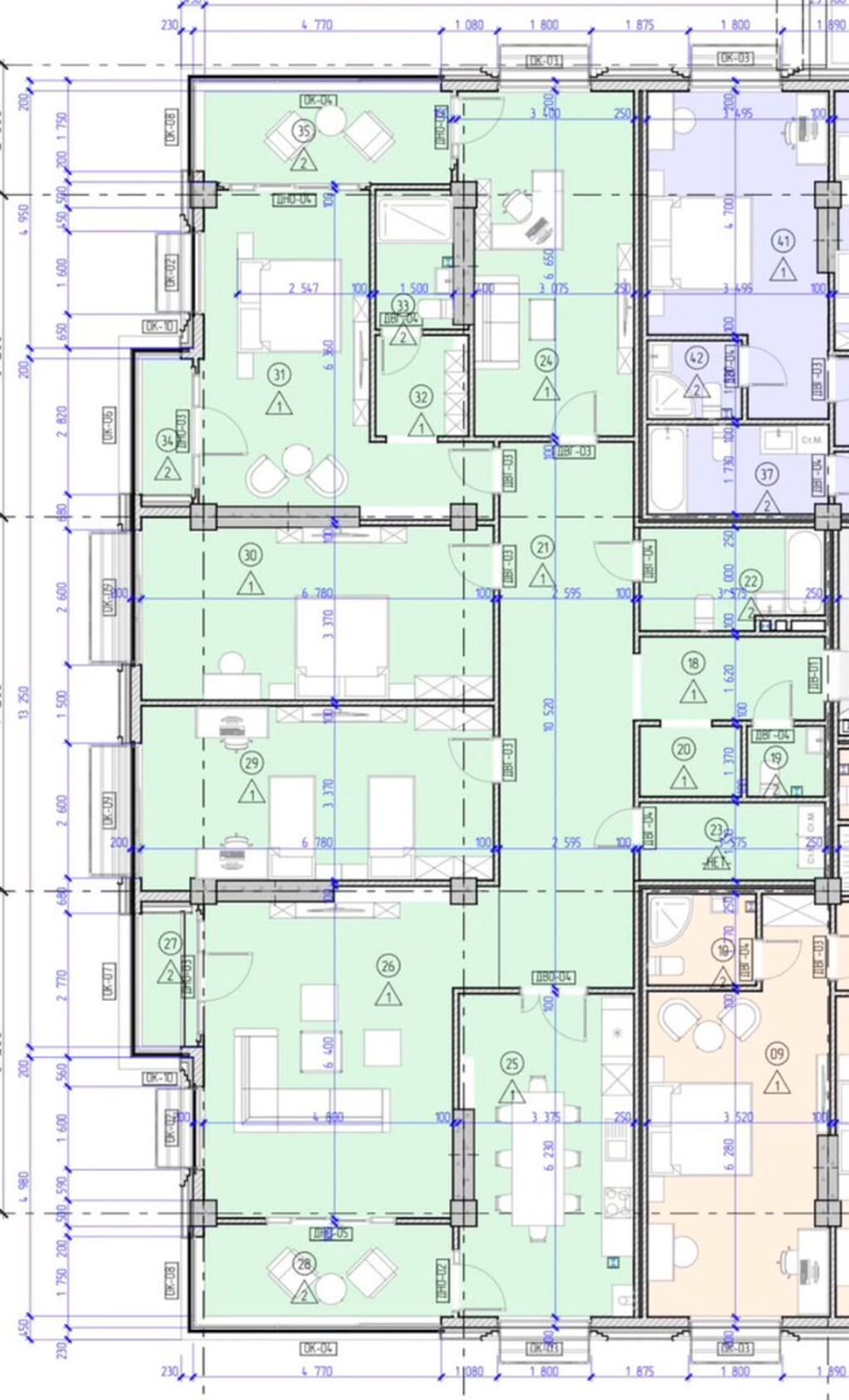 5 комнат, 218 м², Орто-Сай с. Элитка, 2 этаж, ПСО (под самоотделку): фото 4