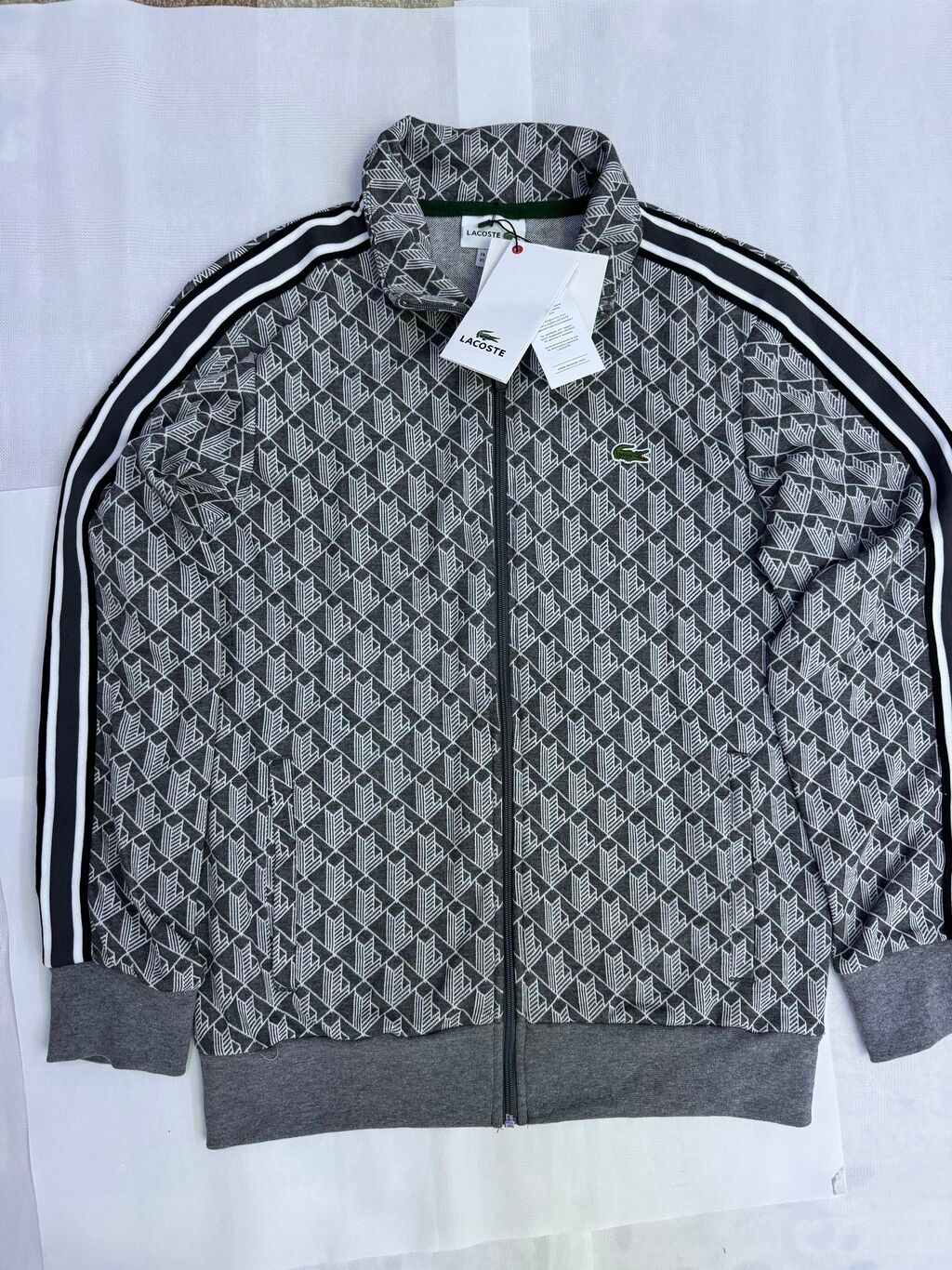 Мужской спортивный костюм, S, M, L, Lacoste, Новый, цвет - Серый, Самовывоз: фото 3