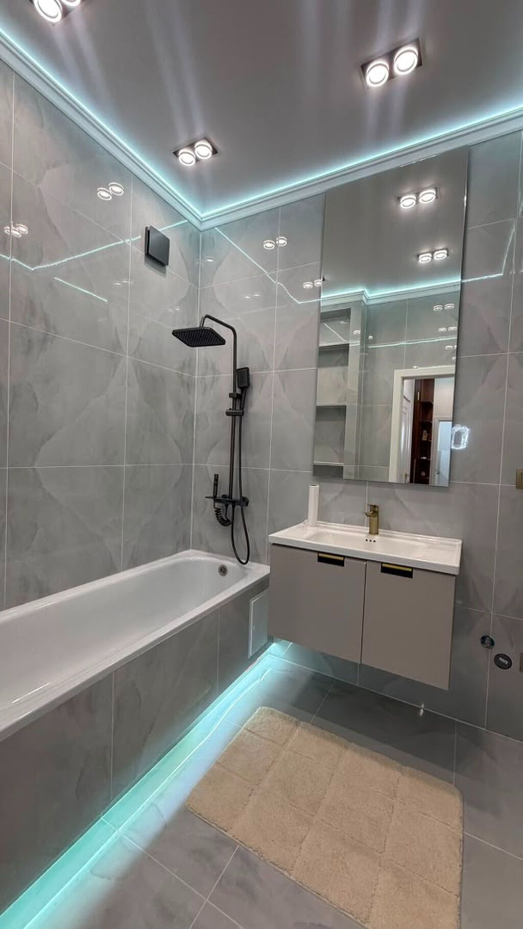 3 комнаты, 73 м², Асанбай мкр Элитка, 7 этаж, Дизайнерский ремонт: фото 6